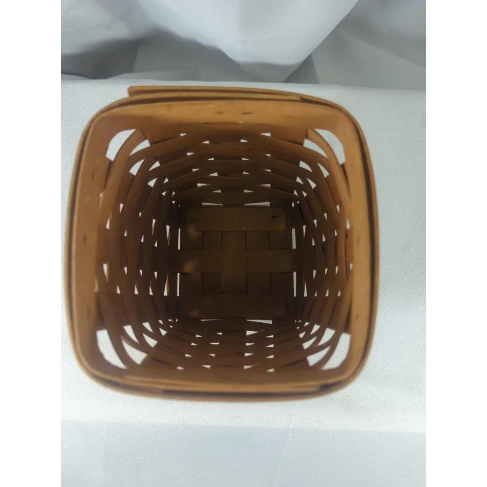 Longaberger Basket Handwoven Marked signed 1995 Small 6